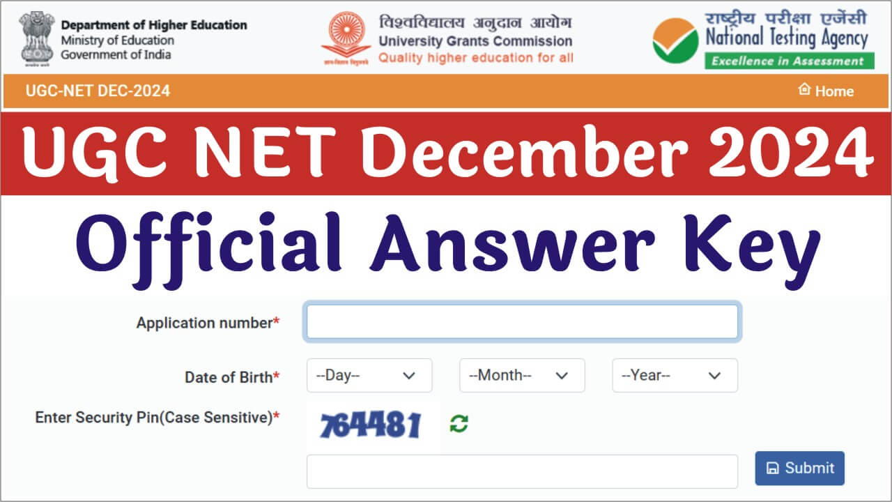 UGC NET Answer Key 2024