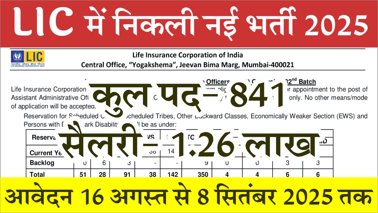 LIC Recruitment 2025
